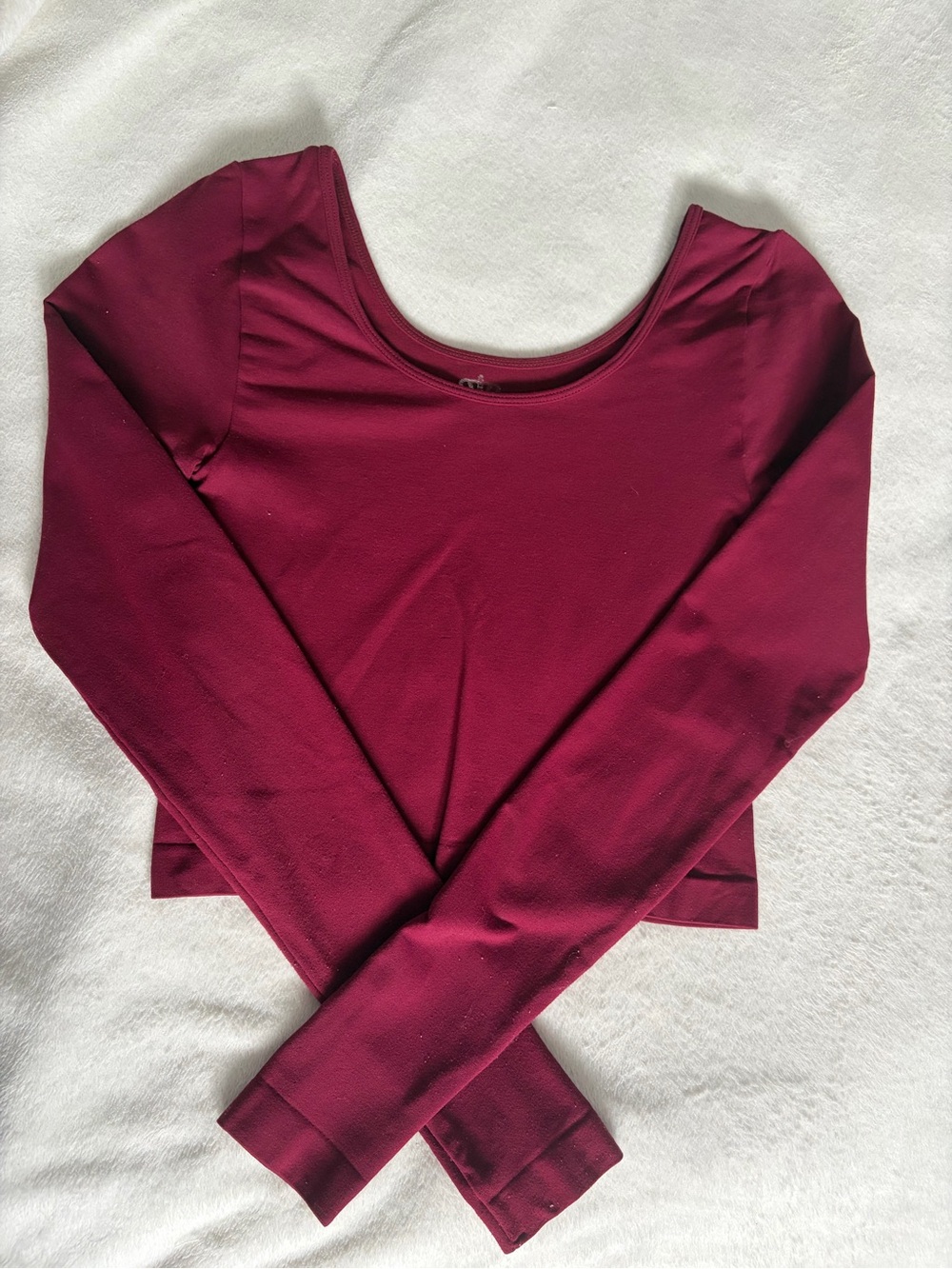 Sugarlips Long Sleeve Scoop Neck Top